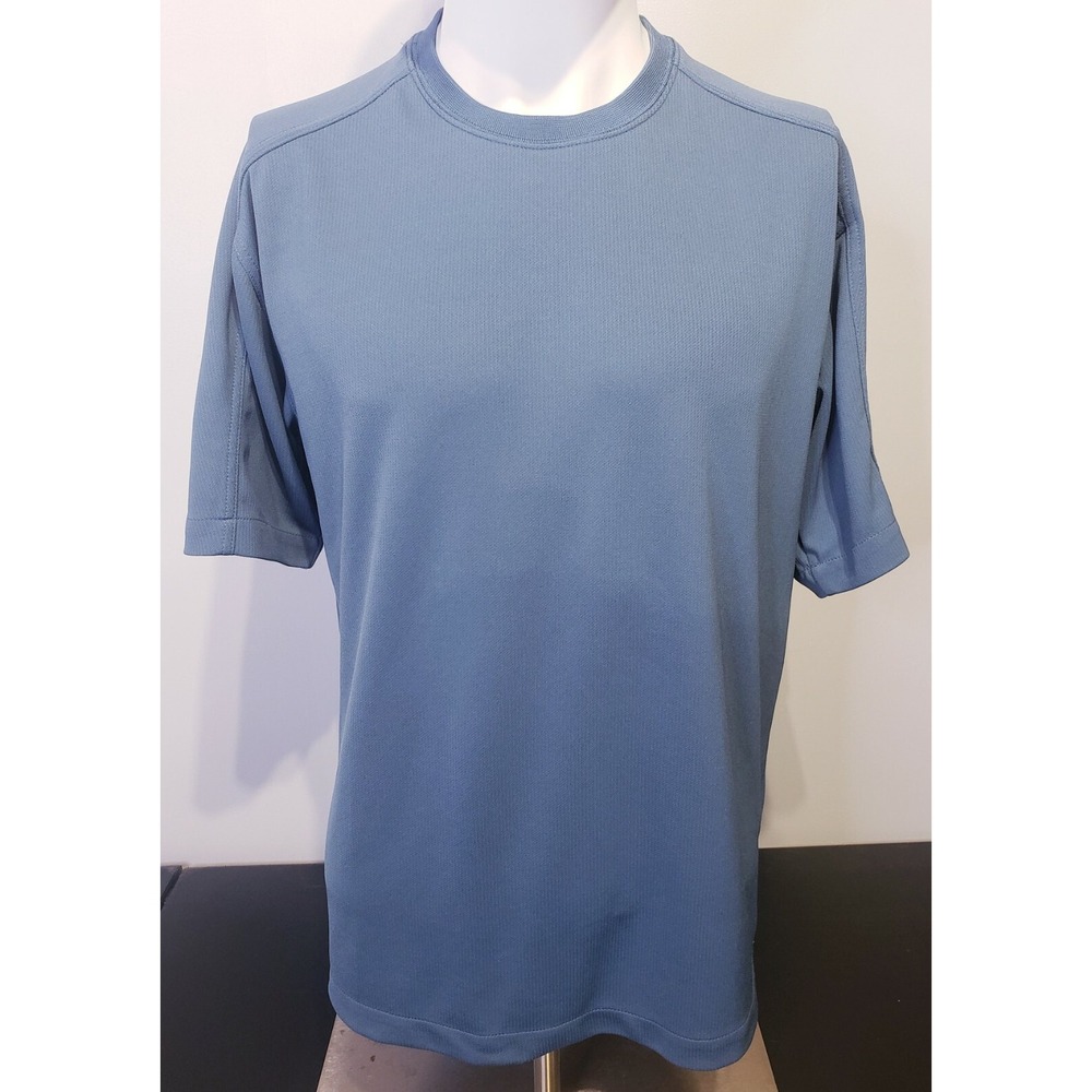 Woolrich Woolen Mills Short Sleeve Shirt Mens Size Medium Blue